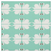 Swan Lake Mirror afbeelding Fabric Stof (Swatch)