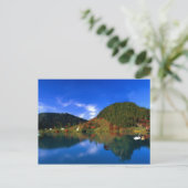 Swan Lake Mountains Briefkaart (Staand voorkant)