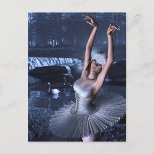 Swan Lake - Odette and Swans Briefkaart (Voorkant)