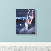 Swan Lake - Odette and Swans Canvas Afdruk (Insitu (Houten vloer))