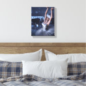 Swan Lake - Odette and Swans Canvas Afdruk (Insitu (Slaapkamer))