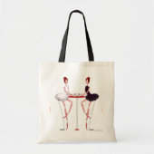 Swan Lake Odette Odile Ballet Bag Tote Bag (Voorkant)