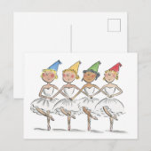 Swan Lake Party Briefkaart (Voorkant / Achterkant)