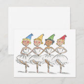 Swan Lake Party Kaart (Voorkant / Achterkant)