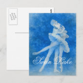 Swan Lake Pas de Deux Briefkaart (Voorkant / Achterkant)