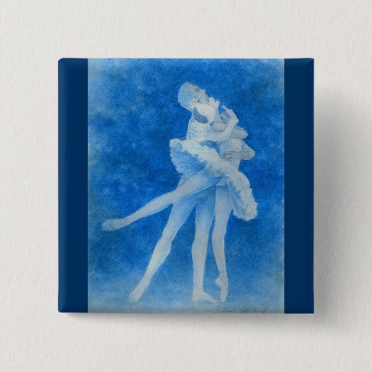 Swan Lake Pas de Deux Button (Voorkant)