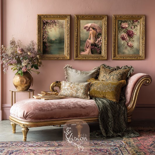 Swan Lake Romance, Portrait, Bird & Floral Muurkunst Sets