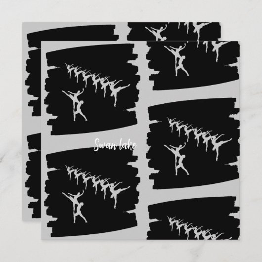 Swan Lake Save The Date (Voorkant / Achterkant)
