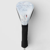 Swan Light Blue Monogram Golfheadcover (Voorkant)
