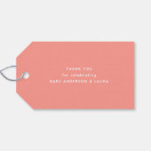 Swan Little Princess Baby shower Dank u Cadeaulabel (Achterkant Horizontaal)
