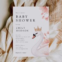 Swan Little Princess Baby shower