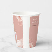 Swan Little Princess Baby shower Papieren Bekers (Rechts)