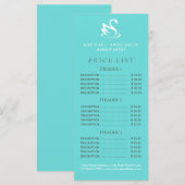 Swan Logo op Robin Egg Blue Minimalist (Voorkant / Achterkant)