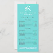 Swan Logo op Robin Egg Blue Minimalist (Voorkant)