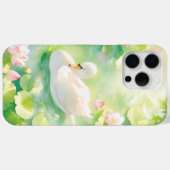 Swan Lotus Pond Case-Mate iPhone Case (Achterkant (horizontaal))