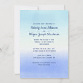 Swan Love Elegance bruiloft uitnodiging (Achterkant)