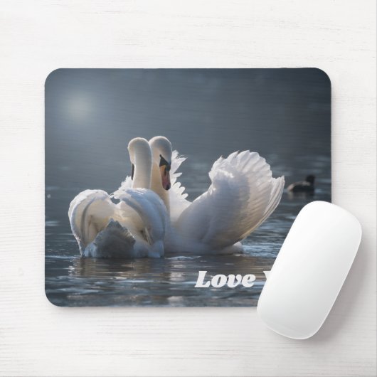 Swan-Love- Muismat (Met muis)