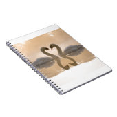 Swan Love Notitieboek (Rechterzijde)
