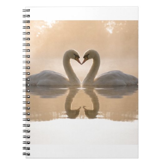 Swan Love Notitieboek (Voorkant)