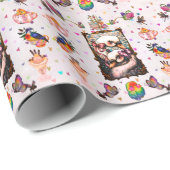 Swan Lovers Cadeaupapier (Rol Hoek)