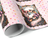 Swan lovers cadeaupapier (Rol Hoek)