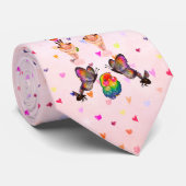 Swan Lovers Crew Socks Stropdas (Opgerold)