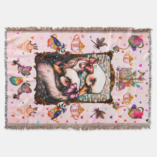 Swan lovers deken (Voorkant)