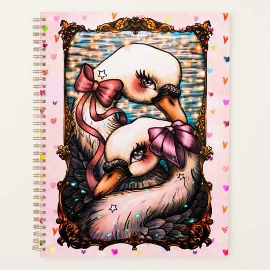 Swan lovers planner (Voorkant)