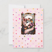 Swan lovers RSVP kaartje (Achterkant)