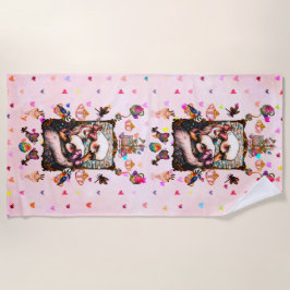 Swan lovers strandlaken