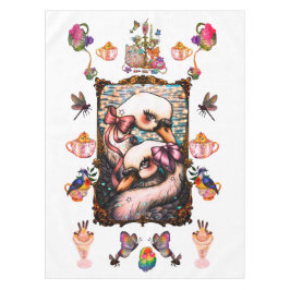 Swan lovers tafelkleed