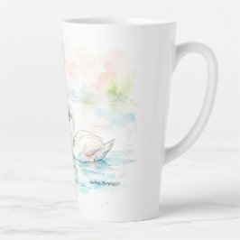 Swan Lovers - Valentine's Day Latte Mok