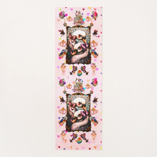 Swan lovers yogamat (Voorkant)