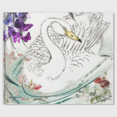 SWAN MET STROOMSTROMEN Papier (Vlak)