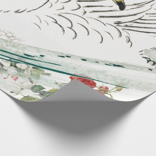 SWAN MET STROOMSTROMEN Papier (Hoek)