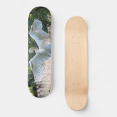 Swan met Wings Spread Persoonlijk Skateboard (Voorkant)