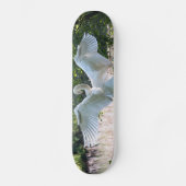 Swan met Wings Spread Persoonlijk Skateboard (Voorkant)