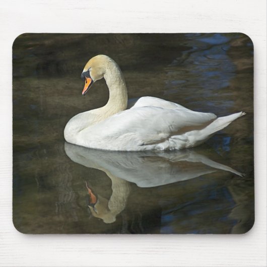 Swan Mousepad Muismat (Voorkant)