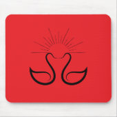 Swan Mousepad Muismat (Voorkant)