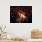 Swan Nebula Poster (Keuken)