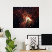Swan Nebula Poster (Thuiskantoor)