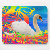 Swan Nest Mouse Mat Muismat (Voorkant)