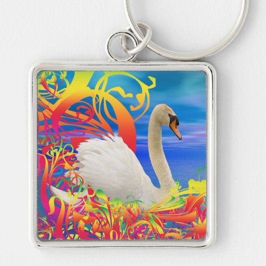 Swan Nest Sleutelhanger (Voorkant)