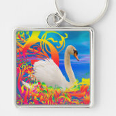 Swan Nest Sleutelhanger (Voorkant)