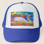 Swan Nest Trucker Hat Pet (Voorkant)