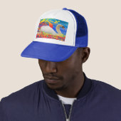 Swan Nest Trucker Hat Pet (In situ)