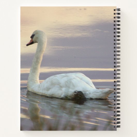 Swan Notebook Notitieboek (Achterkant)