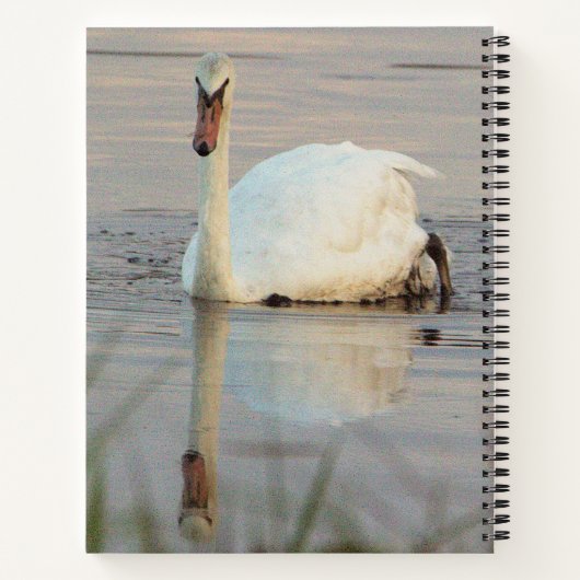 Swan Notebook Notitieboek (Achterkant)