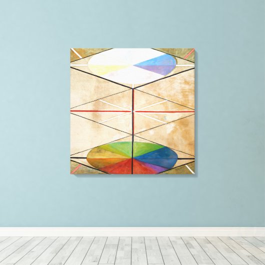 Swan nr. 23 | Hilma af Klint | Canvas Afdruk (Insitu (Houten vloer))