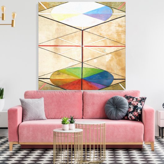 Swan nr. 23 | Hilma af Klint | Canvas Afdruk (Insitu (Woonkamer))